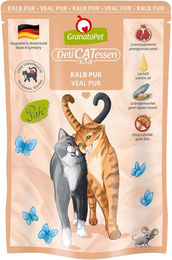 Produktbild von GranataPet Katze Delicatessen Pouch Kalb Getreidefrei mit hohem Fleischanteil 6x85g - 6 x 85 g