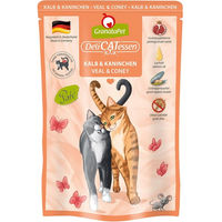 Produktbild von GranataPet Katze Delicatessen Pouch Kalb & Kaninchen Getreidefrei und Glutenfrei 6x85g - 6 x 85 g