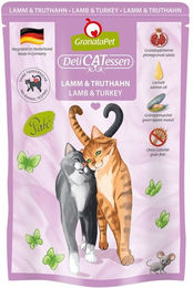 GranataPet Katze Delicatessen Pouch Lamm und Truthahn Getreidefrei mit hohem Fleischanteil Adult 6x85g – Bild 1 von 1