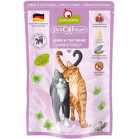 Produktbild von GranataPet Katze Delicatessen Pouch Lamm und Truthahn Getreidefrei mit hohem Fleischanteil Adult 6x85g