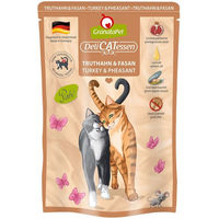 Produktbild von GranataPet Katze Delicatessen Pouch Truthahn und Fasan Getreidefrei mit hohem Fleischanteil Adult 6x85g