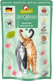 Produktbild von GranataPet Katze Delicatessen Pouch Wild Adult Getreidefrei mit hohem Fleischanteil 6x85g