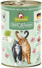 Produktbild von GranataPet Katze Delicatessen Wild PUR Getreidefrei mit hohem Fleischanteil Adult 6x400g