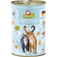 Produktbild von GranataPet Katzen Nassfutter Lachs & Pute Getreidefrei und Glutenfrei Adult 6 x 400 g - 6 x 400 g