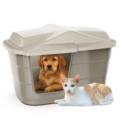 GranataPet Katzenhütte Katzenhöhle wetterfest aus Kunststoff für Indoor und Outdoor – Bild 1 von 8