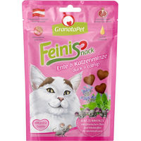 Produktbild von GranataPet Katzensnack Ente & Lachs für Haut, Fell und Haarballen 50g - 50 g