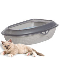 Produktbild von GranataPet Katzentoilette XXL in Rattan-Optik Grau für alle Altersstufen
