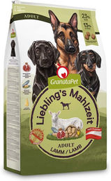 Produktbild von GranataPet Liebling's Mahlzeit Hund Adult Lamm und Geflügel 2x10kg