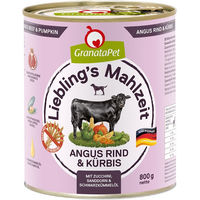 Produktbild von GranataPet Liebling's Mahlzeit Hund Adult Rind Stückchen in Sauce getreidefrei 6 x 800 g - 6 x 800 g