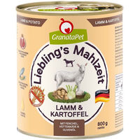 Produktbild von GranataPet Liebling's Mahlzeit Hund Lamm und Kartoffel 6x800g