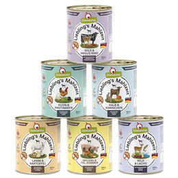 GranataPet Liebling's Mahlzeit Hundefutter Adult Mixpaket 1 Stückchen in Sauce Getreidefrei 6 x 800 g - 6 x 800 g – Bild 1 von 8
