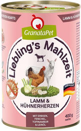 Produktbild von GranataPet Liebling’s Mahlzeit Hundefutter Lamm und Huhn getreidefrei 6x400g