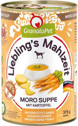 Produktbild von GranataPet Liebling's Mahlzeit Moro-Suppe Nassfutter zur Verdauungshilfe für Hunde und Katzen 24 x 375 g - 6 x 375 g