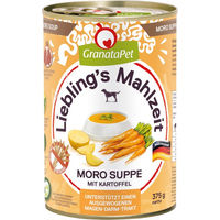 Produktbild von GranataPet Liebling's Mahlzeit Moro-Suppe Nassfutter zur Verdauungshilfe für Hunde und Katzen 24 x 375 g - 6 x 375 g