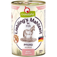 Produktbild von GranataPet Liebling's Mahlzeit Pferd PUR Stückchen in Sauce für Pferde Adult 6x400g