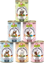 Produktbild von GranataPet Liebling's Mahlzeit Probierpaket Getreidefreies Nassfutter 12 x 400 g - 12 x 400 g