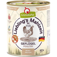 Produktbild von GranataPet Liebling's Mahlzeit PUR Geflügel Getreidefrei Monoprotein 12 x 800 g - 6 x 800 g
