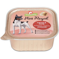Produktbild von GranataPet Mini Adult Nassfutter Lachs und Pute ohne Konservierungsstoffe 11x150g