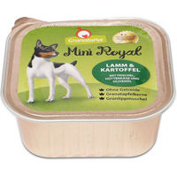Produktbild von GranataPet Mini Royal Hundefutter Lamm und Kartoffel für Senior 11x150g ohne Farb- und Aromastoffe