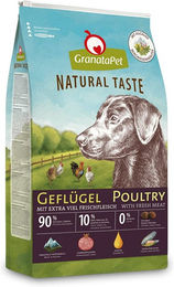 Produktbild von GranataPet Natural Taste Adult Hundefutter Geflügel getreidefrei mit hohem Fleischanteil 12kg - 12 kg