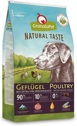 Produktbild von GranataPet Natural Taste Adult Hundefutter Geflügel Getreidefrei mit hohem Fleischanteil 2x12kg