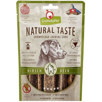 Produktbild von GranataPet Natural Taste Dental Care Zahnpflege-Snack Hirsch glutenfrei 5x70g