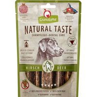 Produktbild von GranataPet Natural Taste Dentrix Zahnpflege-Snack Hirsch getreidefrei 70 g - 70 g