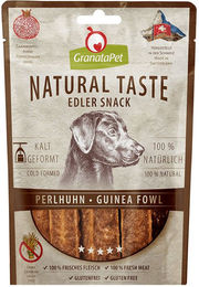 Produktbild von GranataPet Natural Taste Edler Snack Perlhuhn Geflügel für alle Altersstufen 90g