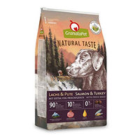 Produktbild von GranataPet Natural Taste Trockenfutter Lachs & Pute für Hunde Adult Getreidefrei 12 kg - 12 kg