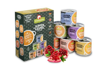 GranataPet Suppenkasper Hundefutter Stückchen in Sauce mit Grünlippmuschel getreidefrei 6 x 140g - 6 x 140 g – Bild 1 von 3