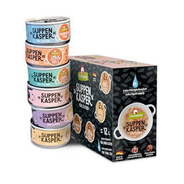 GranataPet Suppenkasper Katzen Leckerli Multipack 6 Sorten 12 x 70 g zur Flüssigkeitszufuhr ohne Getreide und Zuckerzusätze - 12 x 70 ml – Bild 1 von 4