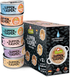 Produktbild von GranataPet Suppenkasper Katzen-Suppen Multipack 6 Sorten 24x70g