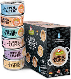 Produktbild von GranataPet Suppenkasper Katzenfutter Multipack 6 Sorten 24x70g