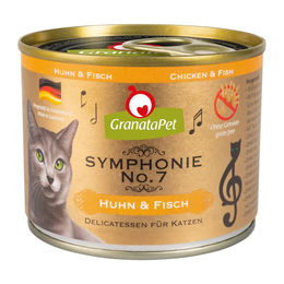 GranataPet Symphonie No. 7 Katzenfutter Huhn & Fisch getreidefrei 6x200g – Bild 1 von 2
