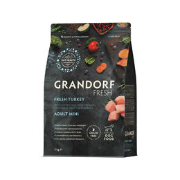 Grandorf Fresh Mini Breeds Adult Hundefutter Truthahn getreidefrei monoprotein 3 kg – Bild 1 von 1