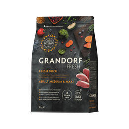 Grandorf Hundefutter Adult Ente Getreidefrei Sensitive für Mittel- und Großrassen 10 kg – Bild 1 von 1