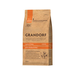 Grandorf Junior Hundefutter Lamm und Truthahn für mittelgroße und große Hunde mit hohem Fleischanteil 10 kg – Bild 1 von 1