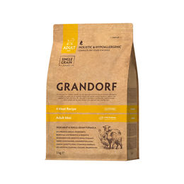 Grandorf Mini Breeds Adult Hundefutter mit hohem Fleischanteil 3 kg – Bild 1 von 1
