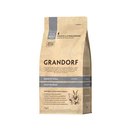 Grandorf Sterilised Adult Hundefutter Kaninchen und Truthahn mit hohem Fleischanteil Sensitive 8 kg – Bild 1 von 1