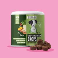 Produktbild von Gras- und Kotfresser Drops Funktionssnack mit Insekten zur Magen-Darm-Unterstützung und Immunstärkung ohne Farb- und Aromastoffe