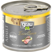 Produktbild von GRAU Excellence Adult Hund Nassfutter Huhn Pur Monoprotein Getreidefrei 6 x 400 g