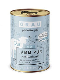 GRAU Excellence Adult Nassfutter für Hunde Lamm Pur Monoprotein Getreidefrei 6 x 400 g Dosen – Bild 1 von 4