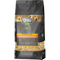 Produktbild von Grau Excellence Hunde-Trockenfutter Premium-Mix Basis-Gemüse-Flocken für alle Altersstufen 2x10kg
