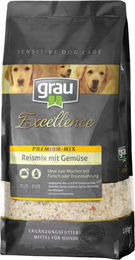 Grau Excellence Premium-Mix Reismix mit Gemüse Hundetrockenfutter 10kg - 10 kg – Bild 1 von 3