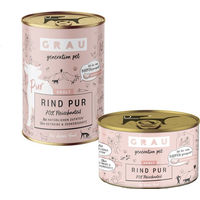 Produktbild von GRAU generation pet Hund Nassfutter Adult Rind Pur Monoprotein Getreidefrei 6 x 400 g