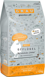 Produktbild von Grau Generation Pet Hundefutter Adult Geflügel für mittelgroße Hunde 12kg - 12 kg