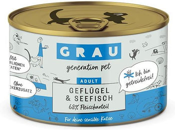 Produktbild von GRAU Getreidefreies Hundefutter mit Geflügel und Seefisch Sensitive 1200g
