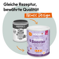 Produktbild von Grau Hokamix Mobility Booster Gelenk-Supplement Pulver für Hunde 350 g - 350 g