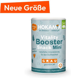 Produktbild von GRAU HOKAMIX Vitality Booster Snack Mini Leckerli für alle Altersstufen 150g