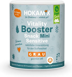 Produktbild von GRAU HOKAMIX Vitality Booster Snack Mini Sensitive Vegan für alle Altersstufen 1000g